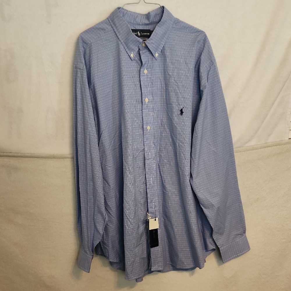 Polo Ralph Lauren Blue Checkered Casual Shirt